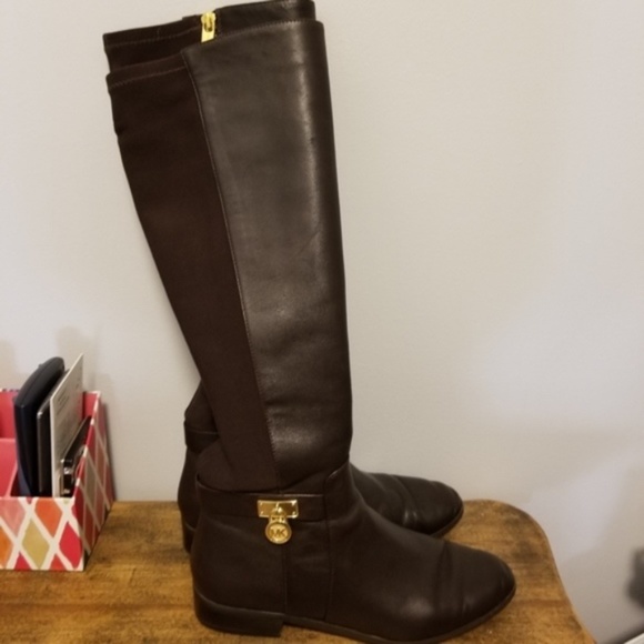 mk brown boots